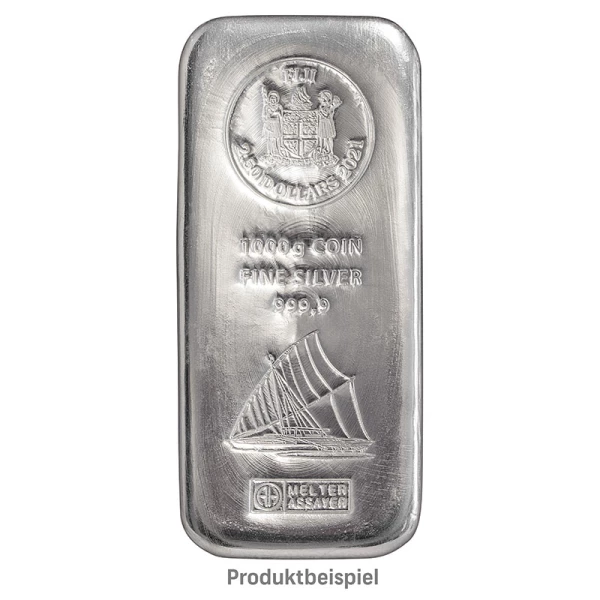 1 kg Silber Münzbarren - Umlaufware