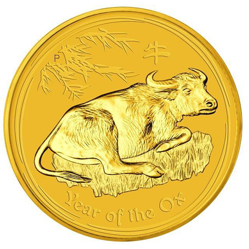 2 oz Goldmünze – Year of the Ox 2009 – Umlaufware