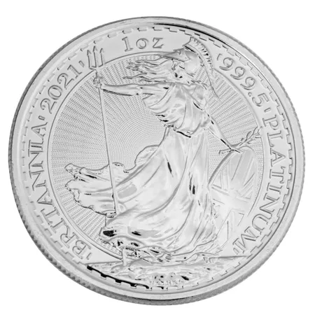 Britannia Platinmünze 1 Unze Jahrgang 2021 - Umlaufware