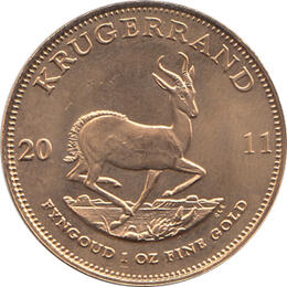 Krügerrand Goldmünze 1 Unze Jahrgang 2011