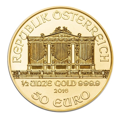 Wiener Philharmoniker Goldmünze 1/2 Unze