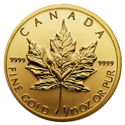 Maple Leaf Goldmünze 1/10 Unze