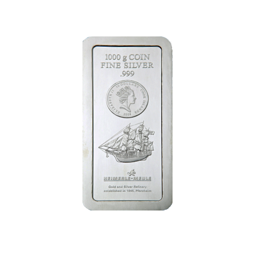 1 kg Silber Münzbarren - Umlaufware