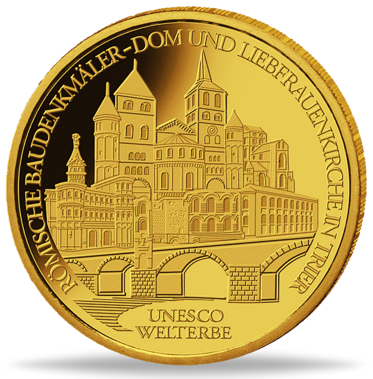 100 Goldeuro UNESCO-Weltkulturerbe Altstadt Trier 