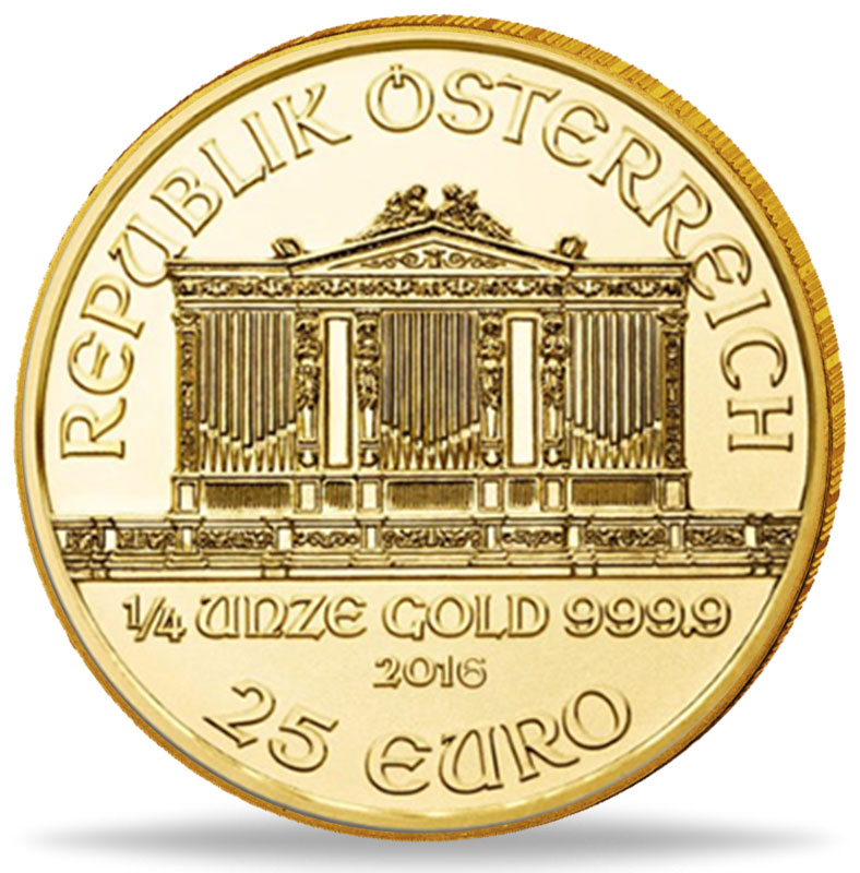 Wiener Philharmoniker Goldmünze 1/4 Unze