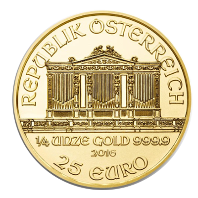 Wiener Philharmoniker Goldmünze 1/4 Unze