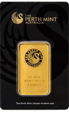 1 Unze Goldbarren Perth Mint 