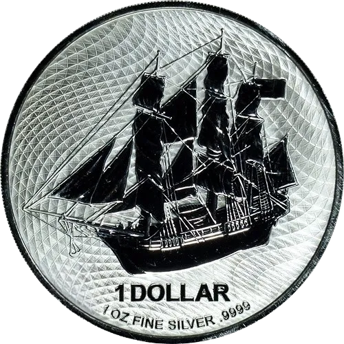 1 Unze Silbermünze Cook Islands 2021 - Umlaufware