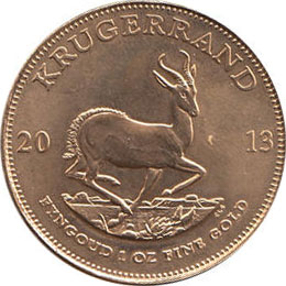 Krügerrand Goldmünze 1 Unze Jahrgang 2013