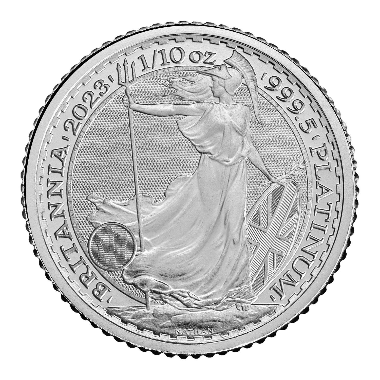 1/10 Unze Platinmünze Britannia 2023 - King Charles