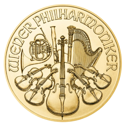 Wiener Philharmoniker Goldmünze 1/4 Unze