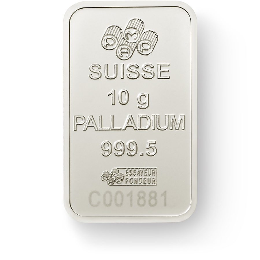 10g Palladiumbarren PAMP Suisse