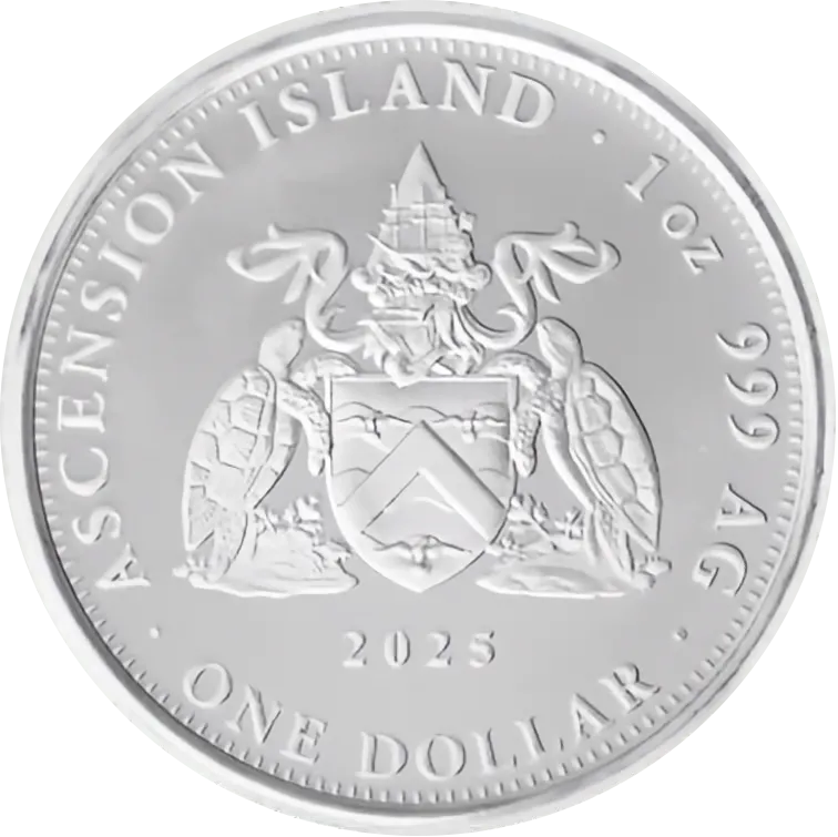 1 Unze Silbermünze Ascension Island 2025