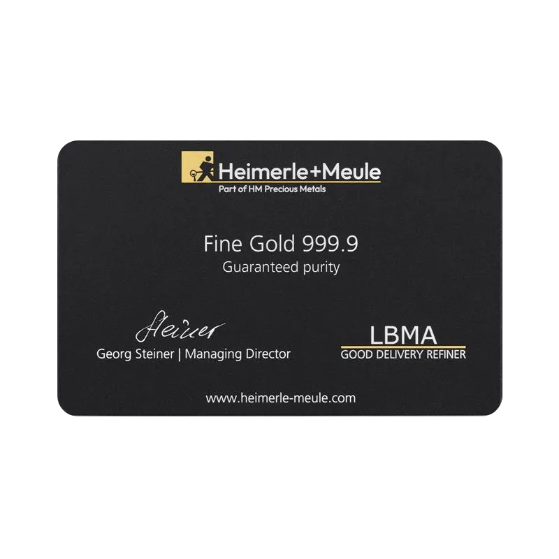 1g Goldbarren Heimerle & Meule „Merry Christmas“