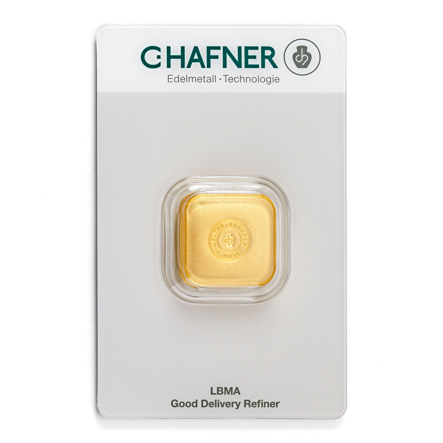 Goldbarren 50g - C.HAFNER - Gussform