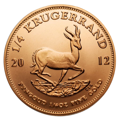 Krügerrand Goldmünze 1/4 Unze