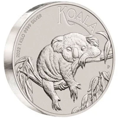Koala Silbermünze 1kg Jahrgang 2022