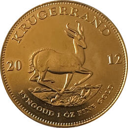 Krügerrand Goldmünze 1 Unze Jahrgang 2012