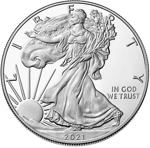American Eagle Silbermünze 1 Unze