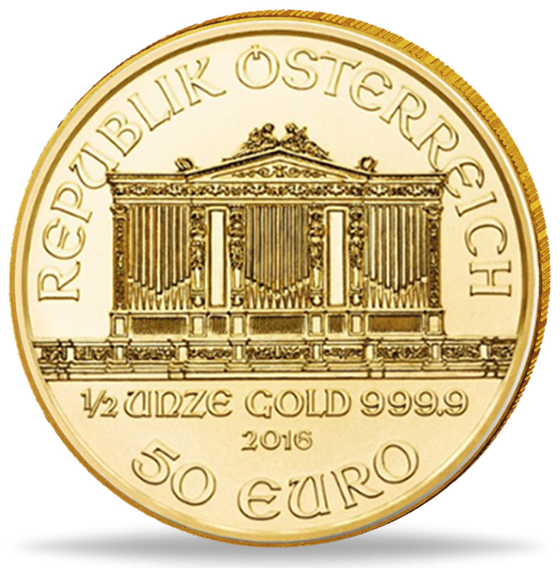 Wiener Philharmoniker Goldmünze 1/2 Unze