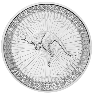 Kangaroo Silbermünze 1 Unze (Abgabe in Tubes á 25 Stk)