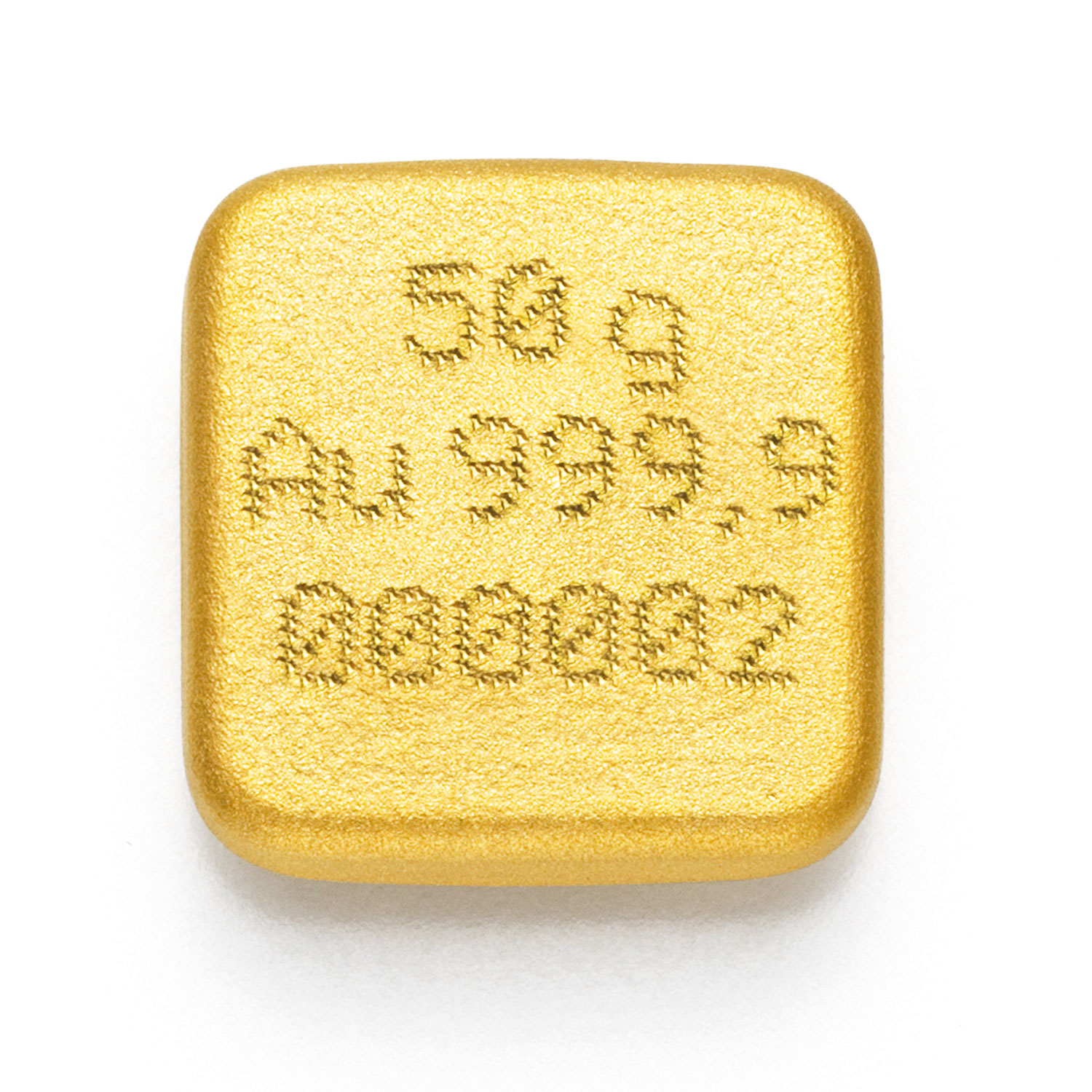 Goldbarren 50g - C.HAFNER - Gussform