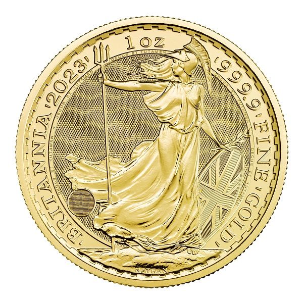 1 Unze Goldmünze Britannia 2023 Charles III.