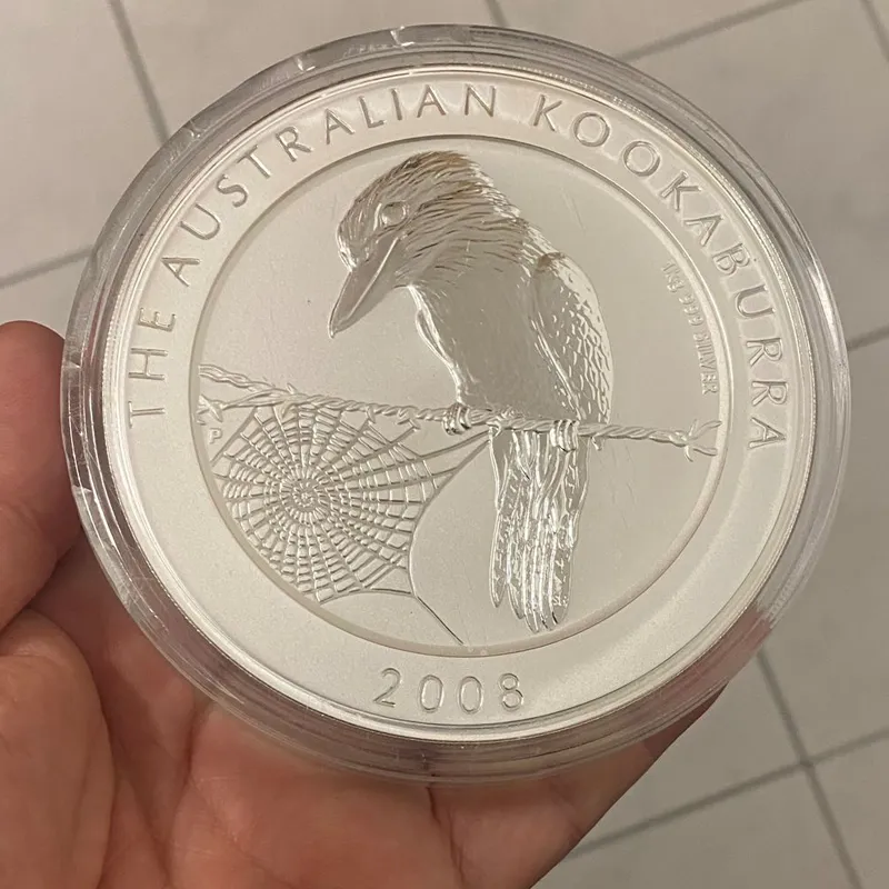 1 kg Silbermünze – Kookaburra 2008 – Umlaufware